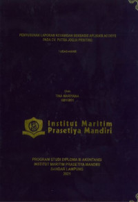 Image of Penyusunan Laporan Keuangan Berbasus Aplikasi Acosys pada CV. Putra Jogja Printing