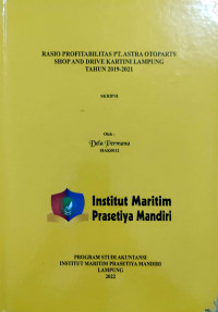 Image of Rasio Profitabilitas PT. Astra Otoparts Shop and Drive Kartini Lampung Tahun 2019-2021