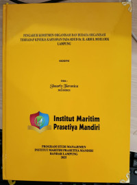Image of Pengaruh Komitmen Organisasi Dan Budaya Organisasi Terhadap Kinerja Karyawan Pada RDUD Dr. H. ABDUL MOELOEK Lampung