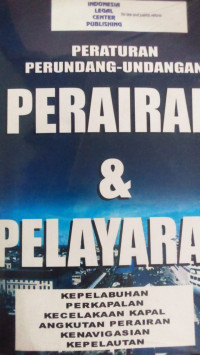 Image of Peraturan Perundang-Undangan Perairan dan Pelayaran