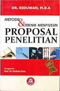 Image of Metode & Teknik Menyusun Proposal Penelitian